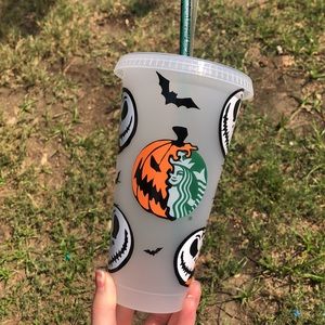 Jack Skellington Starbucks reusable venti cold cup